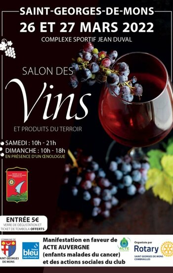 Premier Salon des Vins de Saint-Georges-de-Mons