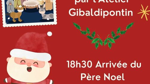 Festivités de Noel Creche Vivante le vendredi 16 décembre